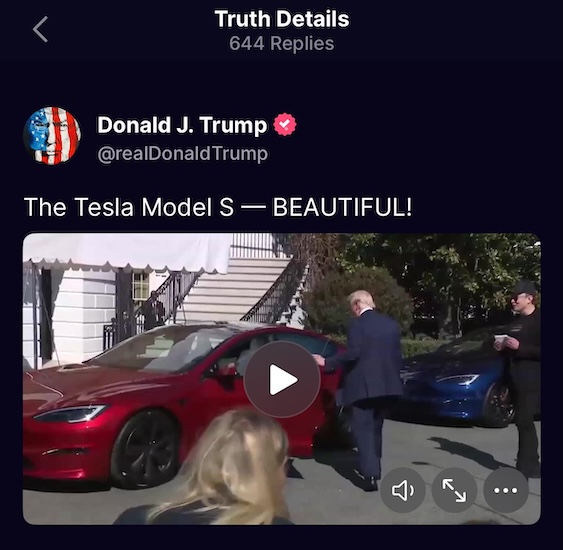 安全的股票配资平台 特朗普下单Model S，特斯拉股价能否止跌反弹？